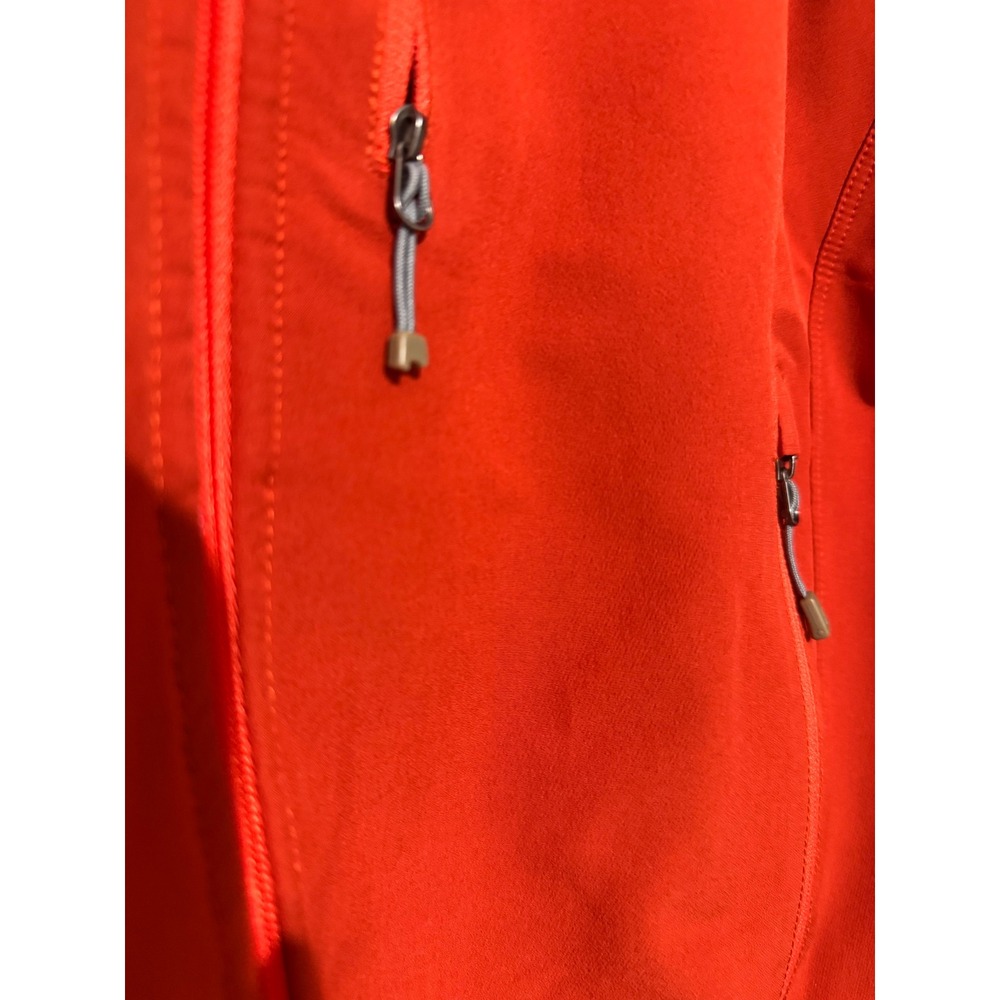 Patagonia Adze Softshell Jacket Mens Small Rust Windproof Full Zip Fleece Lined - Picture 6 of 10